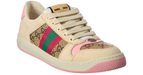 gucci screener crystal|gucci screener gg sneakers.